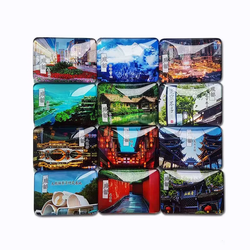 Custom Logo Printed Glass Magnetic Fridge The Industry China Wholesale Fridg Magnet Refriger
