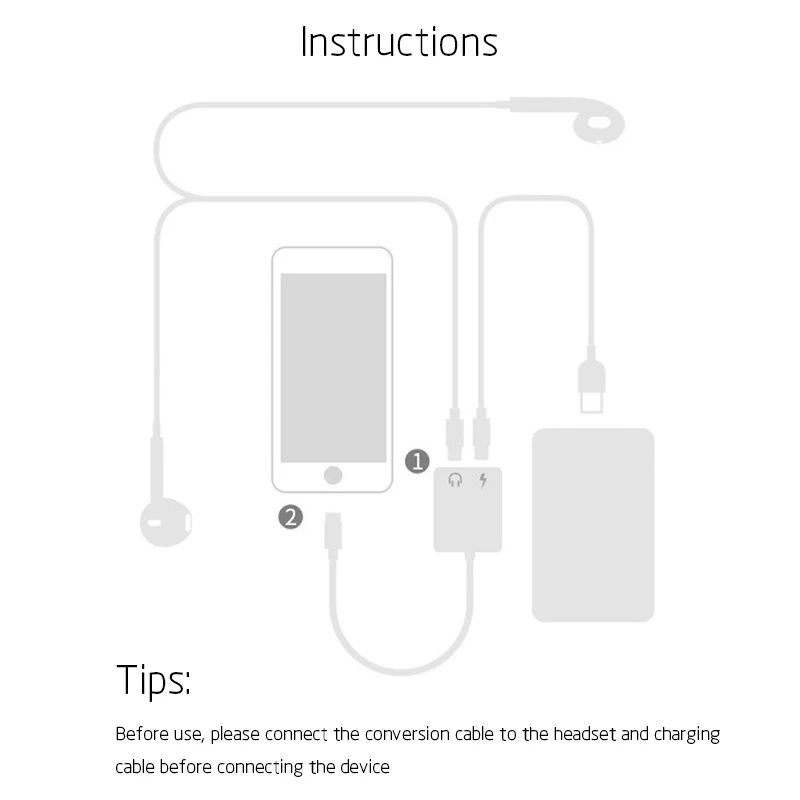  Адаптер 2 в 1 для iPhone 7 6 8 11 X XR Pro 12 адаптер наушников Lightning/3 5