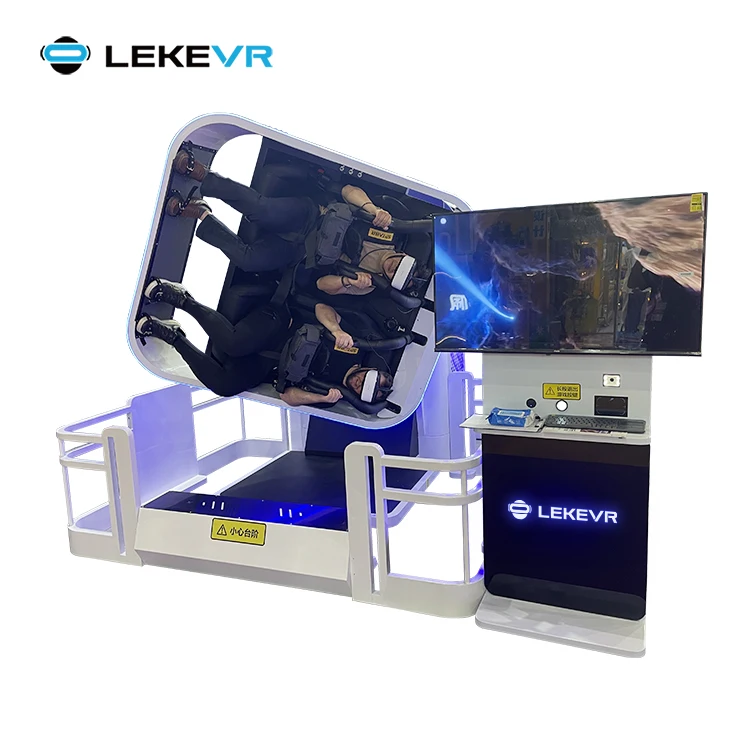 Леке VR парк развлечений летный симулятор платформа для движения американские горки детские развлечения 9d Летающий кинотеатр стул