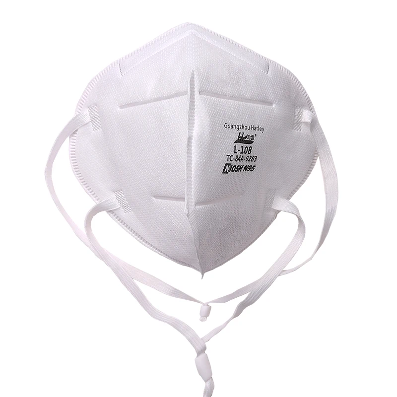 NOISH N95 Folded Particulate Respirator Disposable Face Mask Protective Equipment