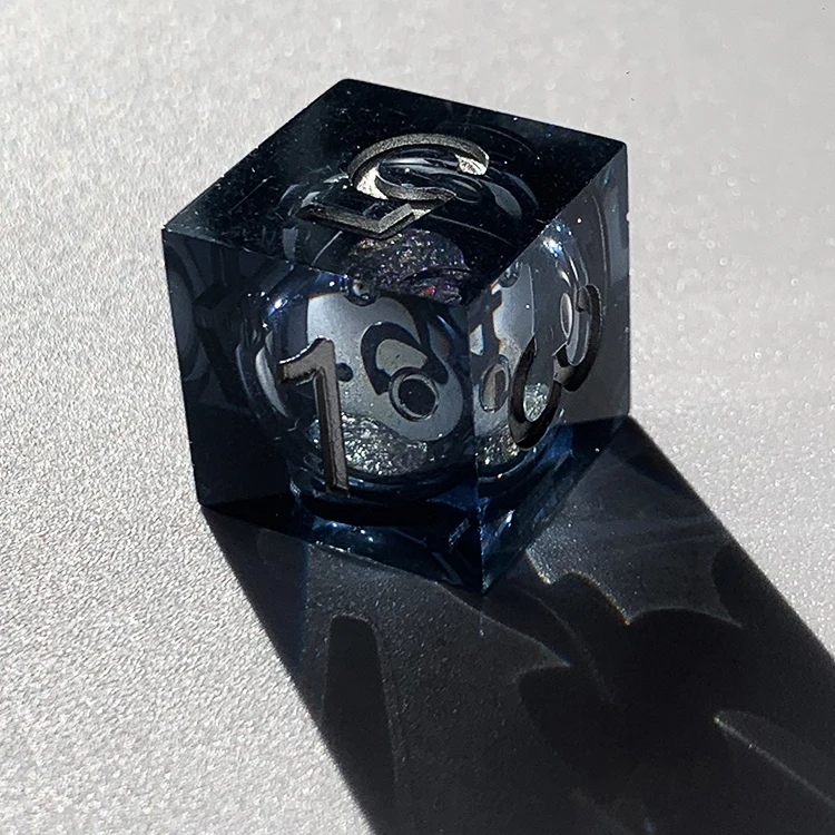 Special New Style Sharp Edge Liquid Core Heart Dice Set Dnd Role Playing Bar Party Board Game Dungeons And Dragons Game Dice