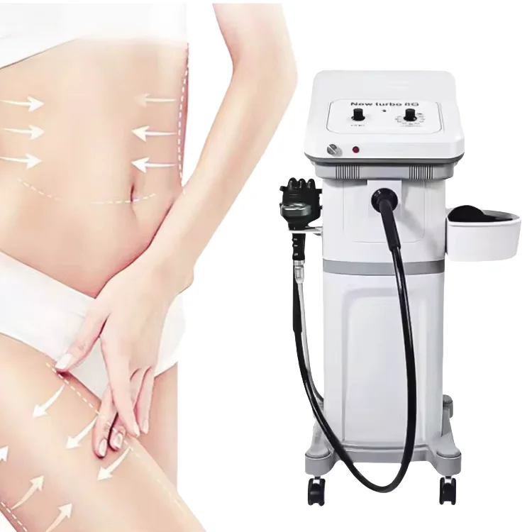 G8 Body Massager Slimming Machine 2-in-1 Weight Loss Instrument with Vibrating & Vacuum Heating Features ABS Material US Plug