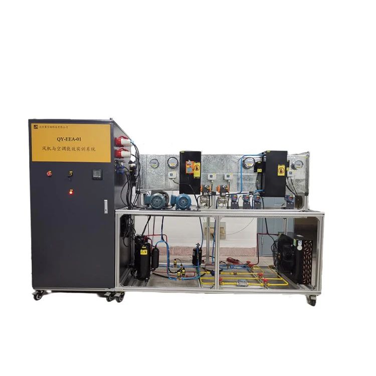 Air Conditioner And Fan industrial compressor Energy electrical motor Efficiency trainer Didactic Educational Equipment