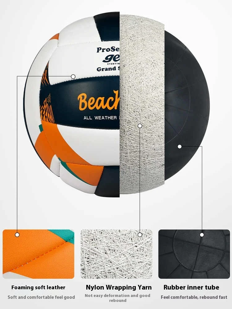 Oem Volley Ball Official Size 5 Customized Beach Volleyball Ball Pvc Pu Leather Laminated Volleyball