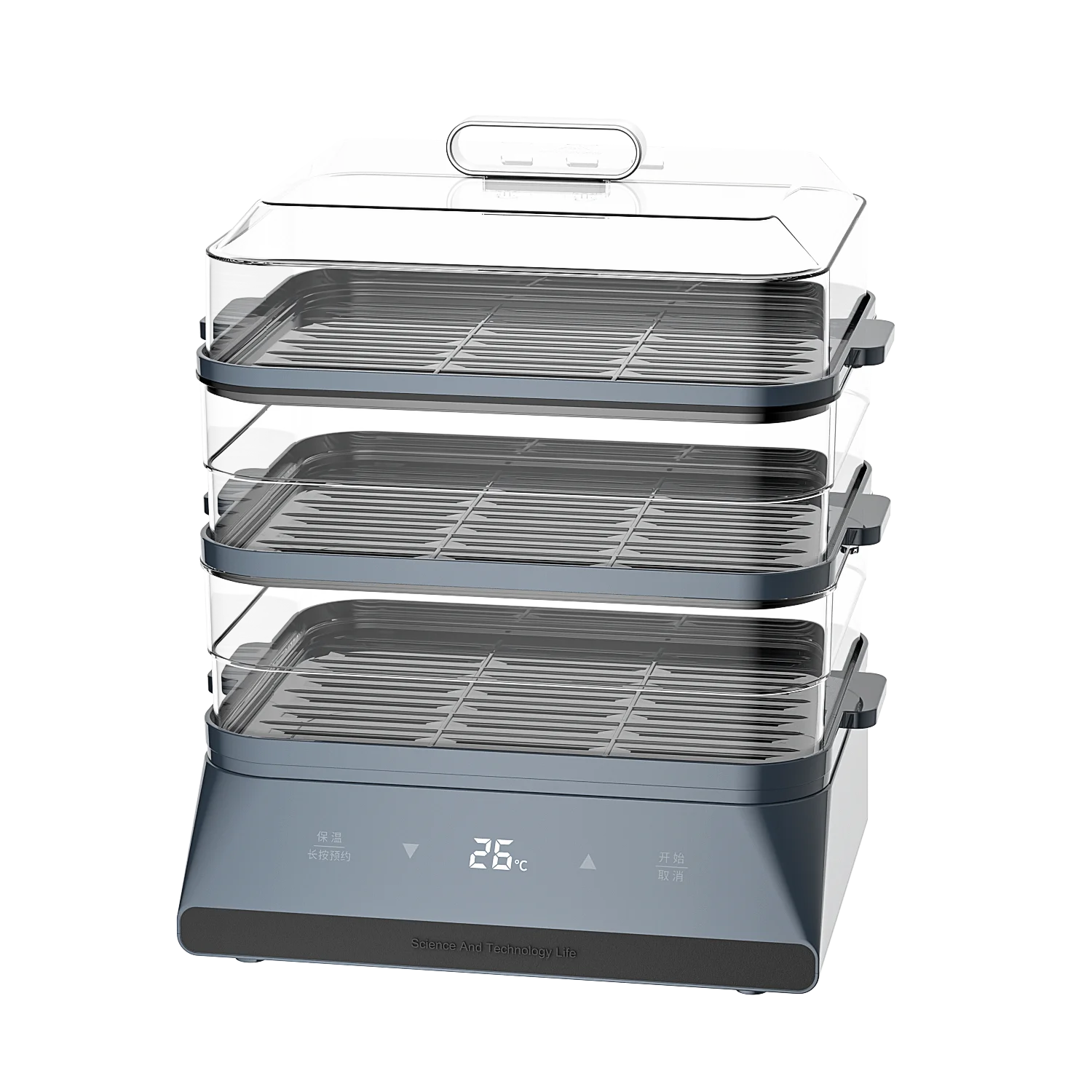 Inventory 25L 2023 Multi-Purpose Layer Kitchen Digital Smart Warmer Cooker Electric Food Steamer