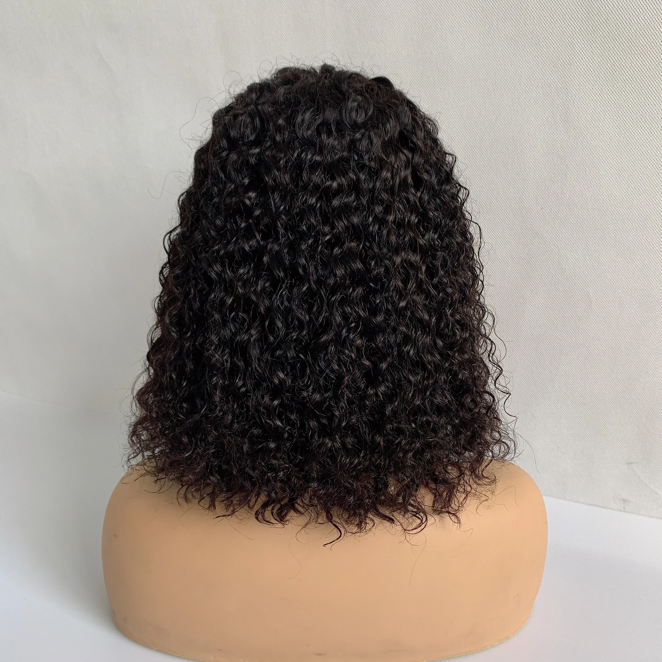 Оптовая продажа, 100% натуральные бразильские волосы, недорого, 4*4, вьющиеся волосы, парик, перуанские короткие волосы, короткие волосы, человеческие волосы, кружевные спереди