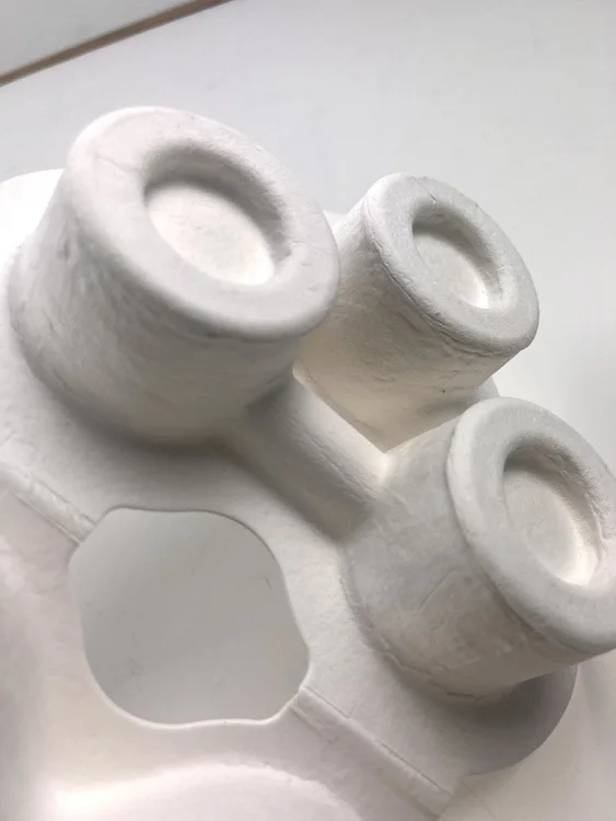 Eco  Friendly  Biodegradable Molded Pulp Products the thermoformable trays  plastic replaced insert Storage package  box