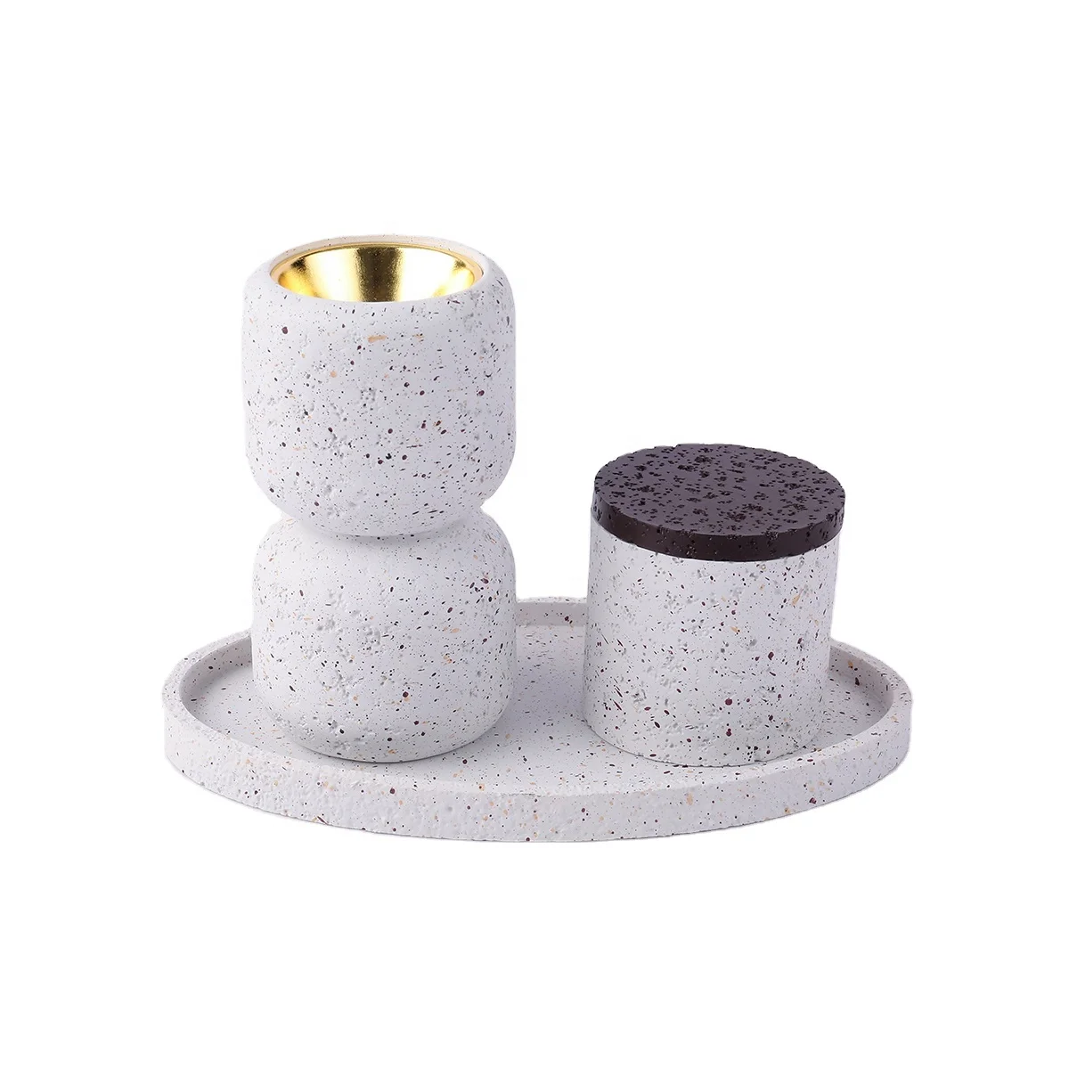 Wholesale Arabian Incense Burner Resin Fashion Mabkhara Aromatherapy Furnace 3pcs arab bakhoor burner oud