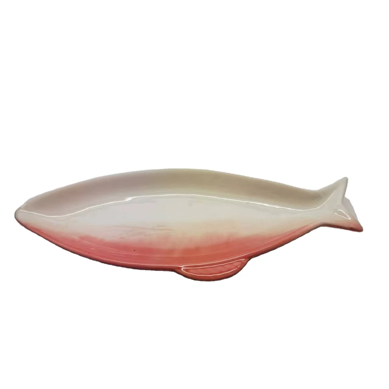 fish plate ceramic handmade tableware decor designs creative luxury Europe style for home hotel
