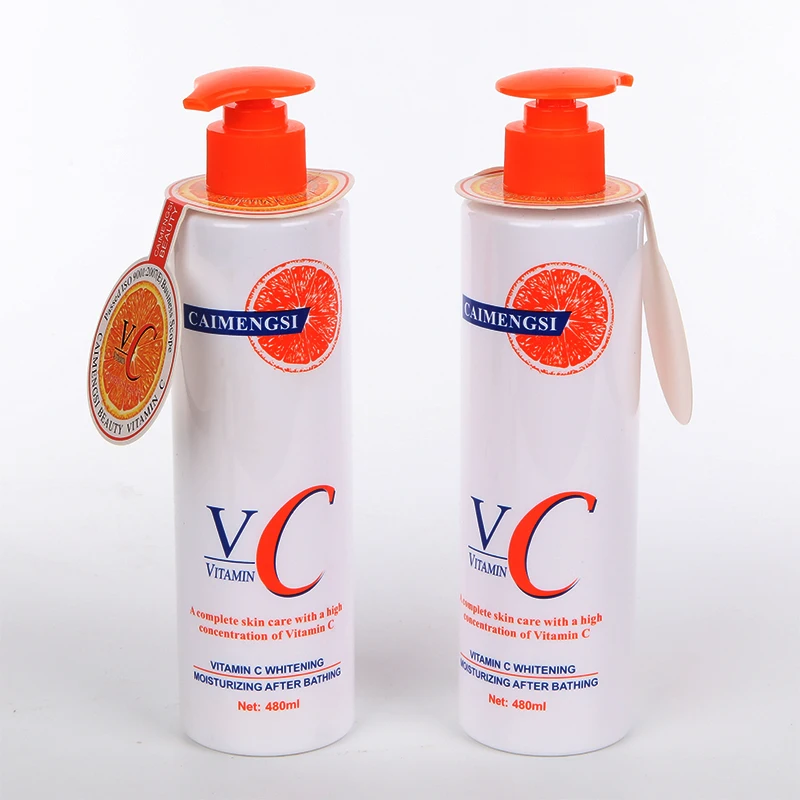 480ml Vitamin C Natural Fragrance Moisturizing Brightening Improve Dry Skin Body Lotions Whitening Body Lotions For Women