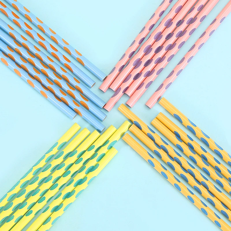 Cheap Price Woodless Hole HB Pencil Wood Free Plastic Standard Pencils for School Students Office Stationery