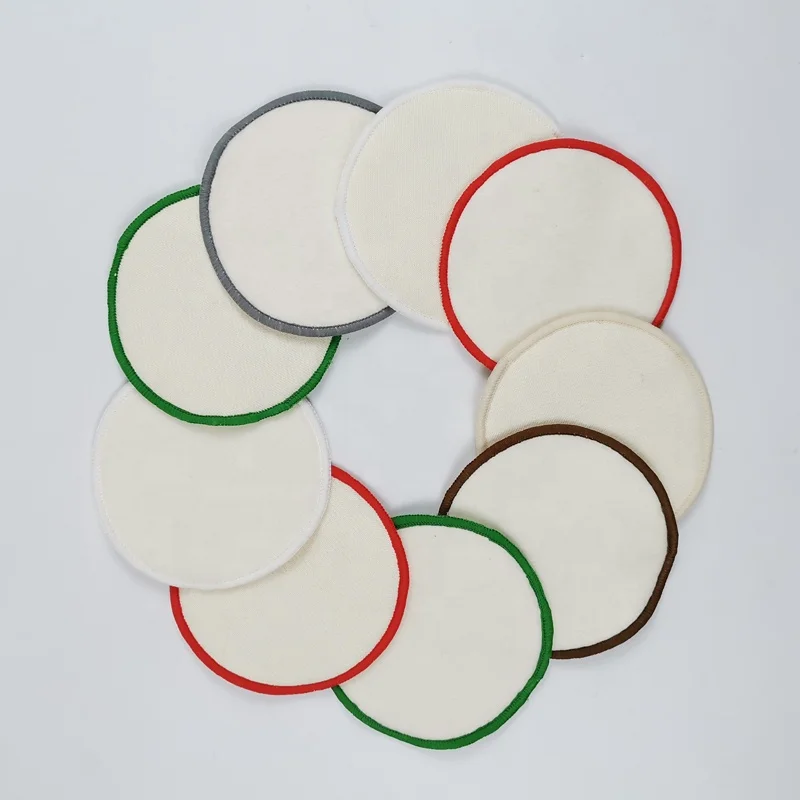 Factory Seller 8cm Round Organic Makeup Remover Pads Chemical Free Soft Bamboo Cotton Face Wipes