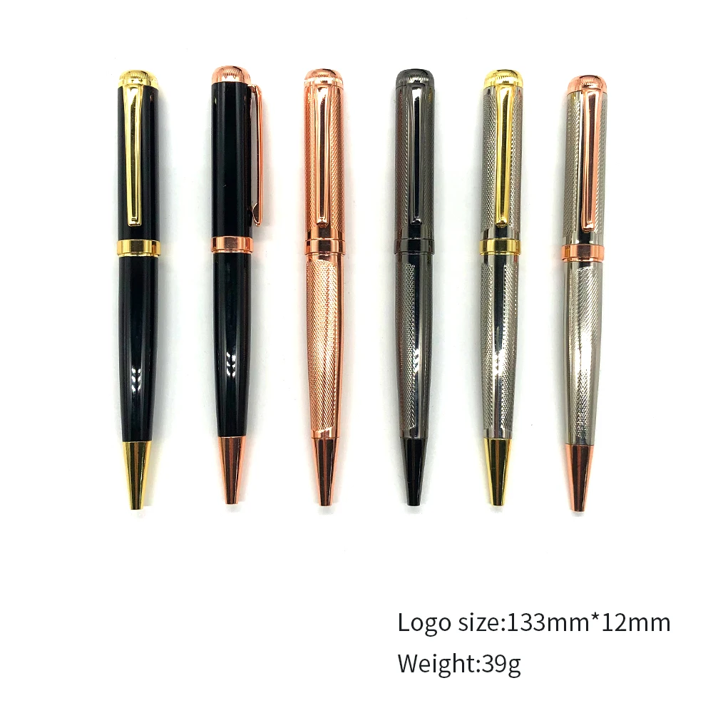 Factory Price Luxury Gift Ball Pen Customized Office Metal Parker Gold Silver Clip Ballpoint Ball Pens