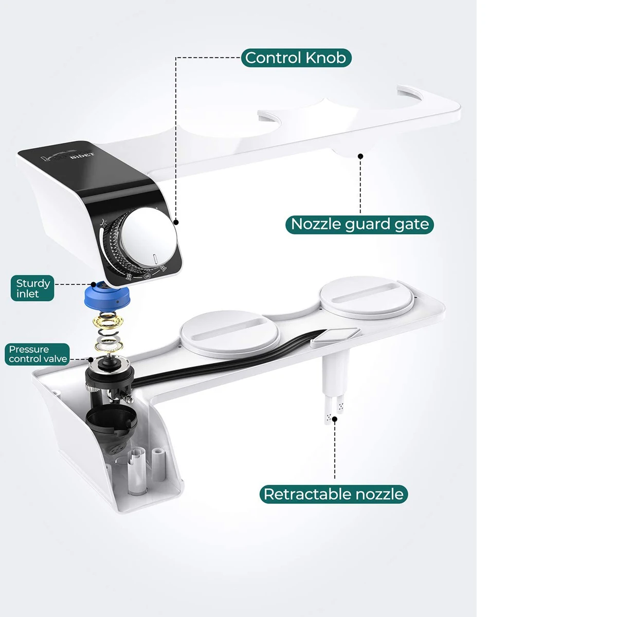 Galenpoo WC-Aufsatz wc attacco shattaf    bidet toilet attachment, smart bidets attachment