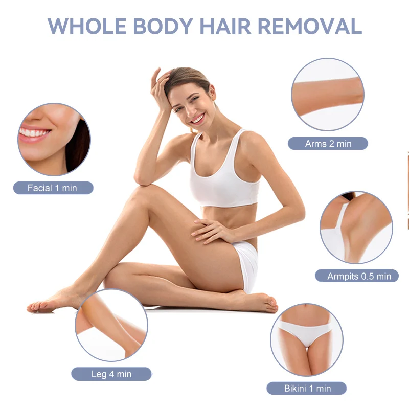 Wholesale china supplier ice feel hair removal home use smooth skin painless IPL hair removal permanent