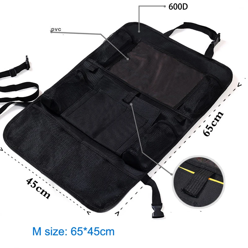 Travel Accessories 9 Storage Pockets car back seat organizer for Kids Toddlers