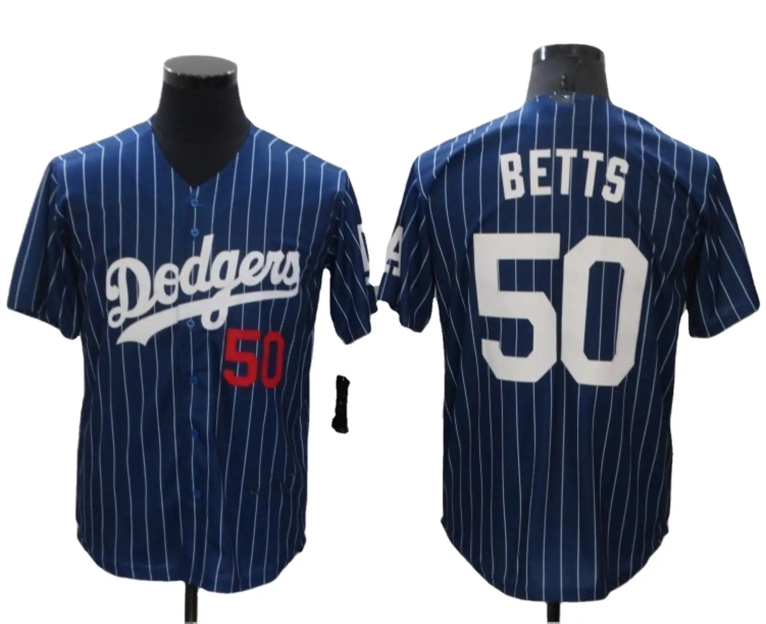 Вышитая бейсбольная Джерси Los Angeles #50 Mookie bettsвышивка