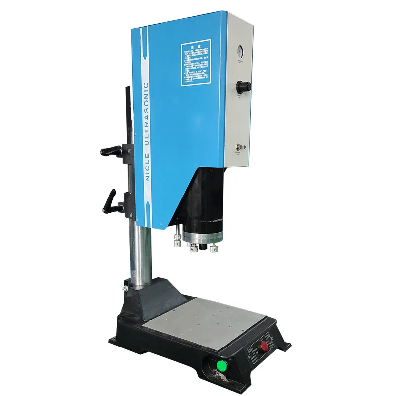 Factory Provide 2000W Pneumatic Ultrasonic PVC Tape Welding Cutting Machine for Velcro Tape
