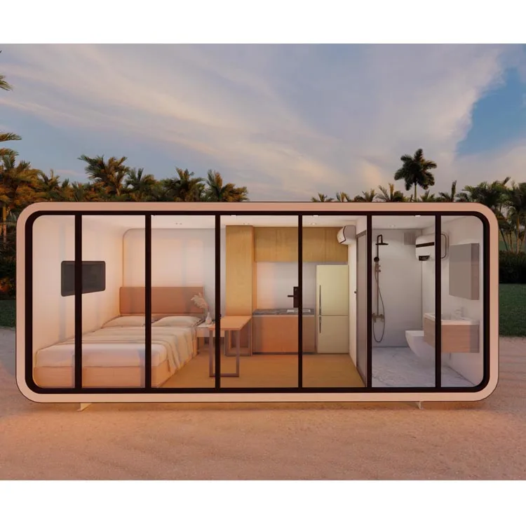 China luxury modern container hotel 20ft-40ft prefabricated  containers comfortable single hotel family homestay