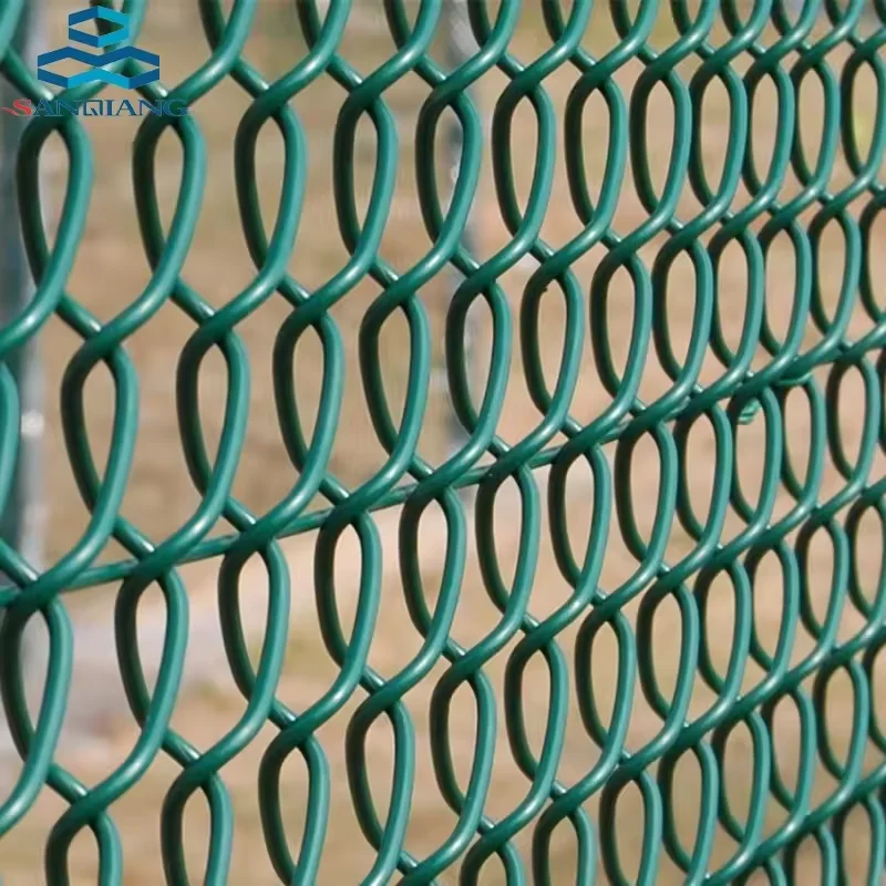 High quality China fence used football stadium protective boundary fencing net for sale cyclone chain link fence
