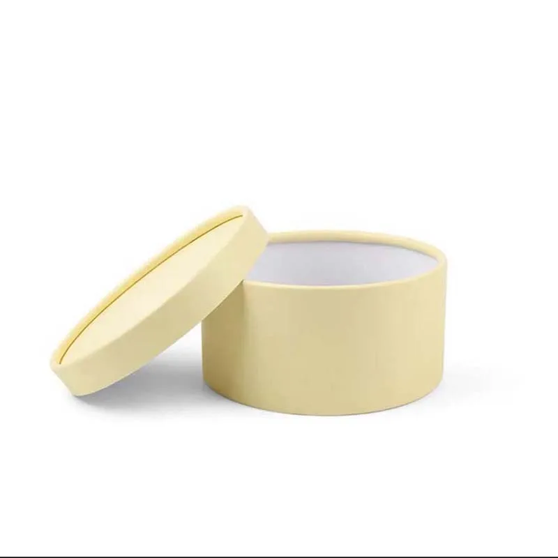 Все размеры оптом картонная консервированная роза Подарочная упаковка Пользовательский логотип розовая бумага роскошная круглая Цветочная шляпа Подарочная коробка с крышкой