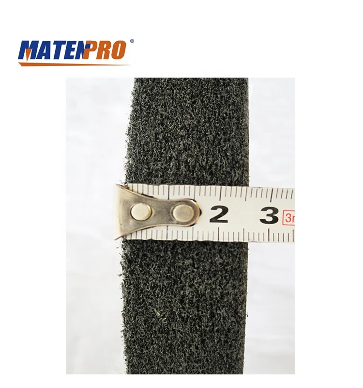 
12 inch Non woven Matt Polishing Wheels , Fast Heat Dispelling, No Black Discoloration, Abrasion-resistant 