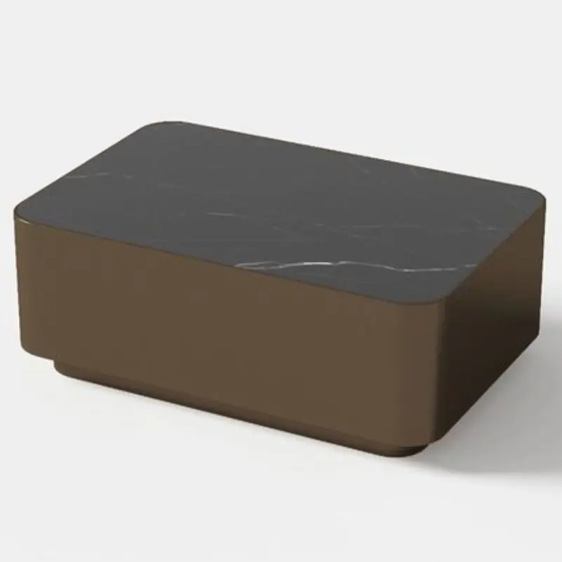 Modern Black Stainless Steel KTV Bar Lounge Night Club Glowing Infinity Mirror Top Table BNCT214