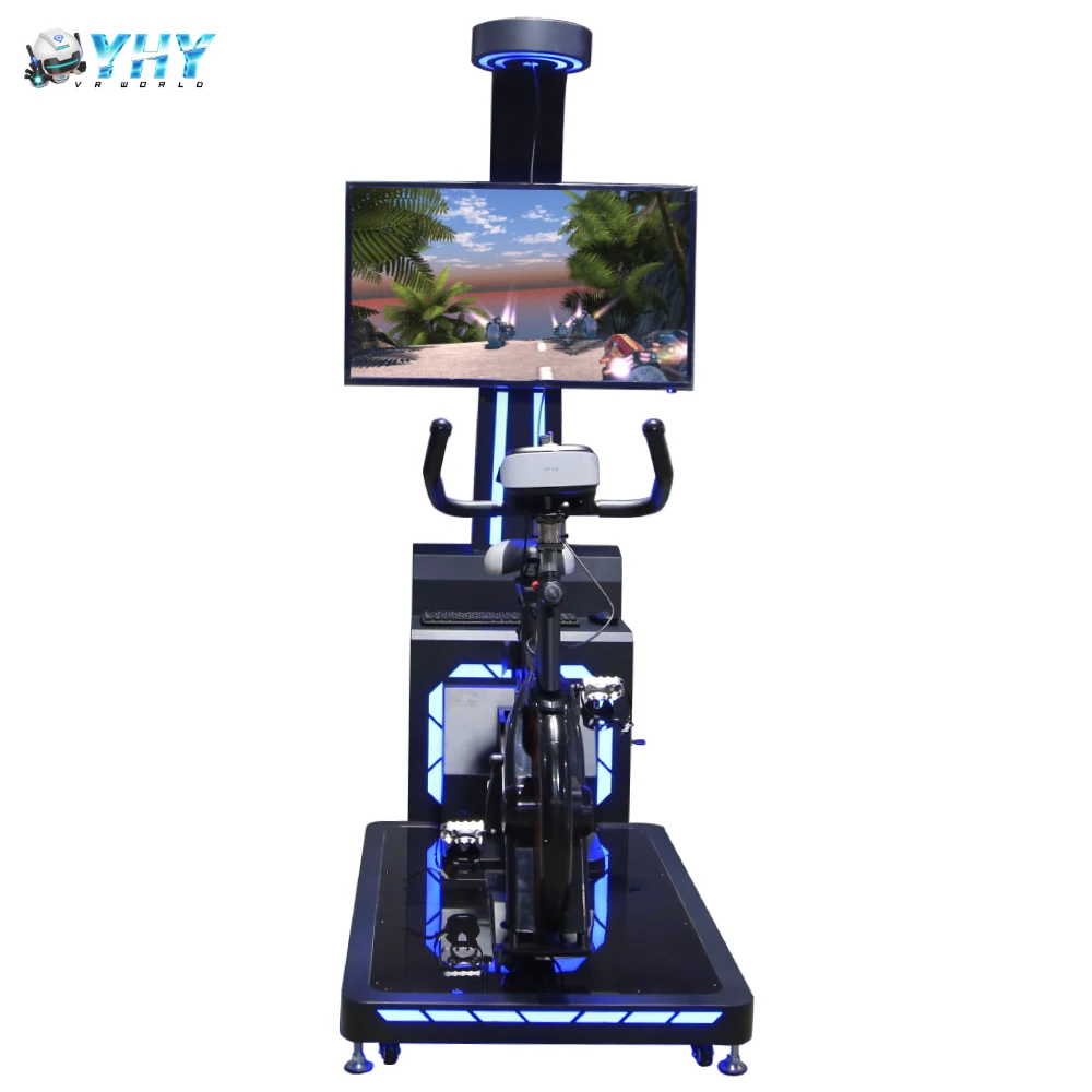 Source Factory 42' Screen Live Sport Vr Bike Amusement Ride 9D Virtual Reality Simulator