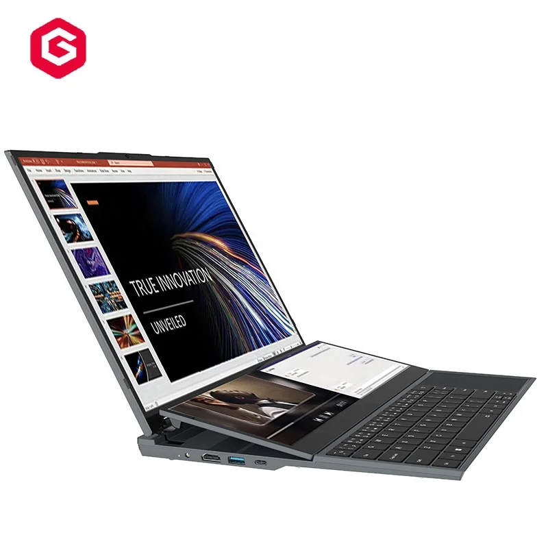 16inch dual screen laptops 1920x1200 IPS 16GB SSD 256GB brand new business netbook Ordinateur portable core i7