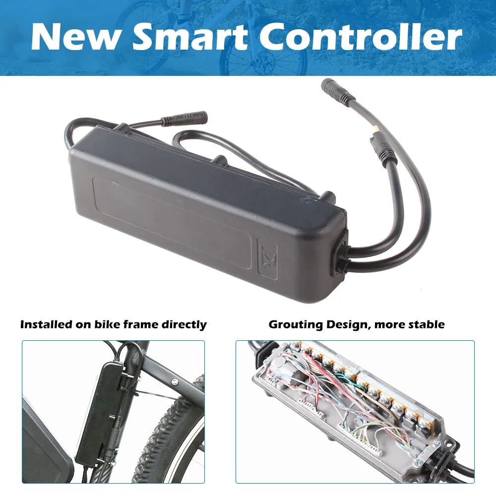 Electric Bike Conversion Kit 250w 350w Motor Brushless Gear Hub Mot Ebike Kit With Smart Controller From China