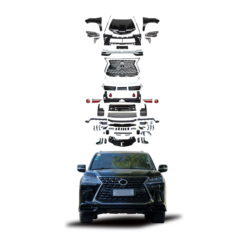 GBT Trendy Products 2022 Car Modification Parts Suitable For 2008-2015 Upgrade 2018 Lexus Lx570 Grille Facelift Kit
