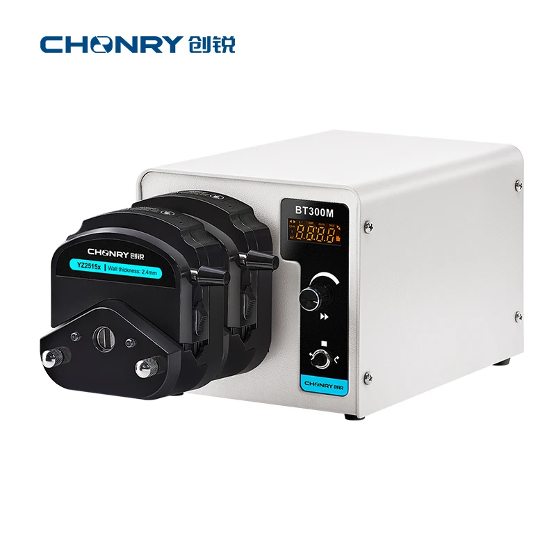 CHONRY BT300M Intelligent Peristalt Pump Multi-Channel Low Pulse for Chemical and Photovoltaic OEM Applications