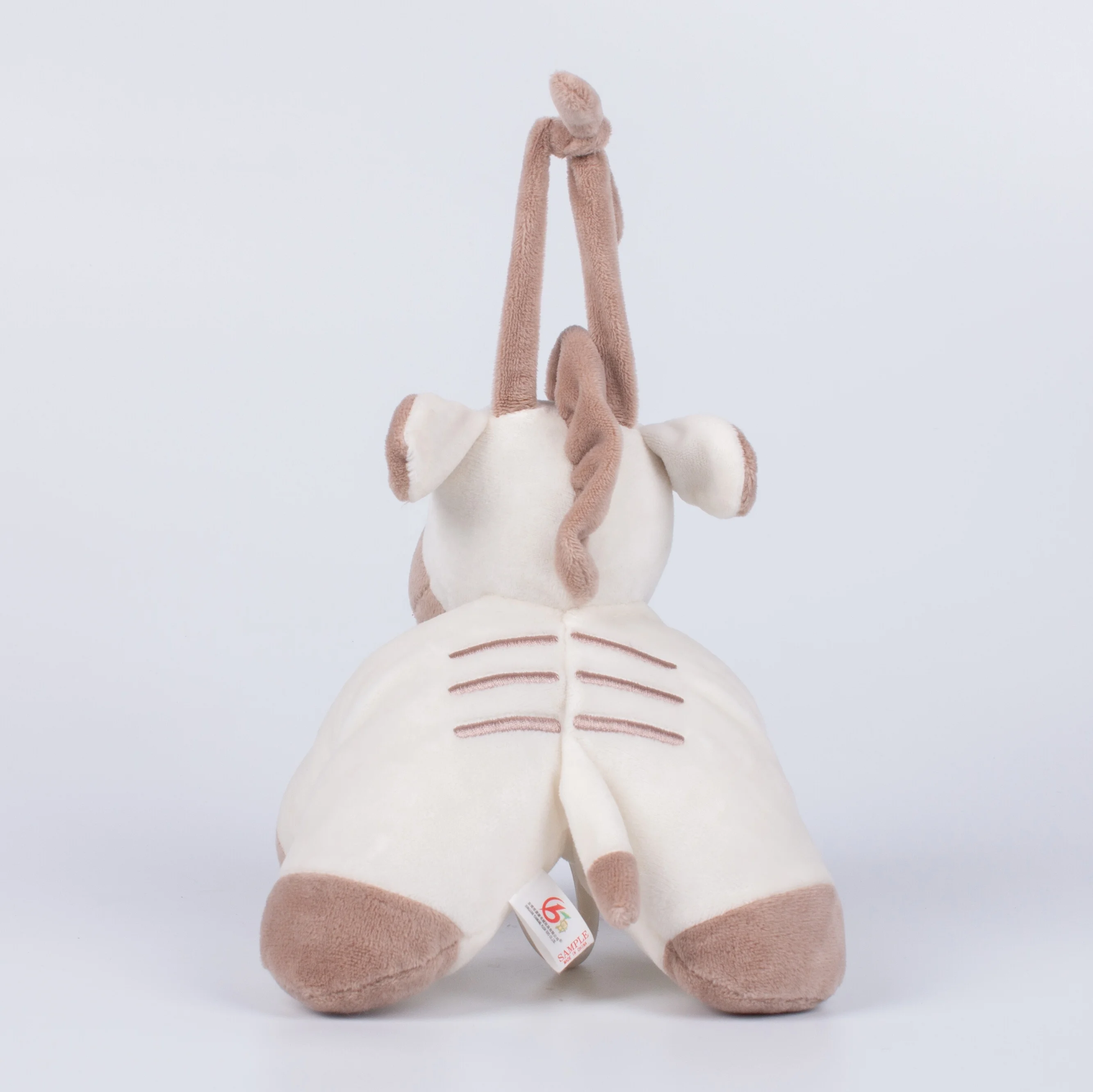 High quality musical horse plush electric stuffed kids comforter pull string
