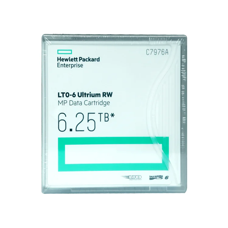 HPE LTO8 Tape Ultrium 8 LTO-6 Ultrium 6.25TB MP RW Data Cartridge Tape
