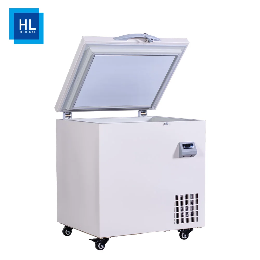 80 chest Laboratory deep Freezers DW-60W120  horizontal ultra-low Freezers  vaccine storage chest Laboratory deep Freezer