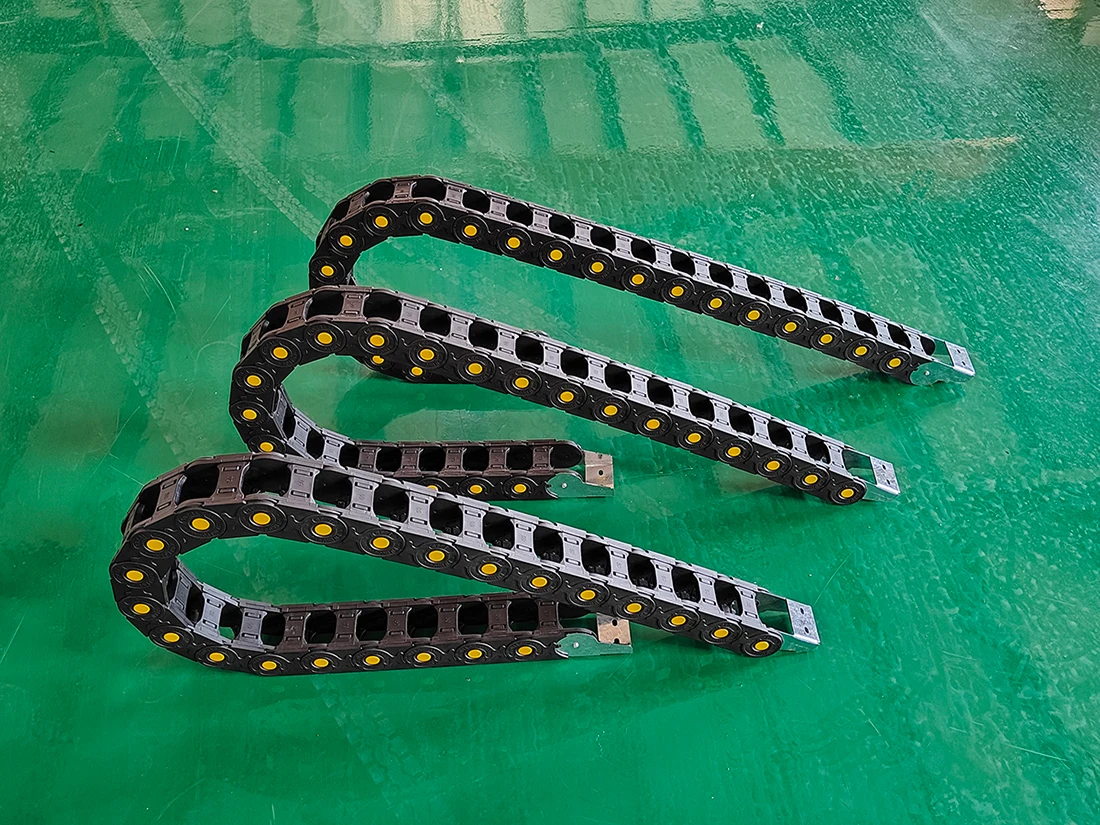 Flex chain link energy chain 25x57mm cable carrier towline for CNC
