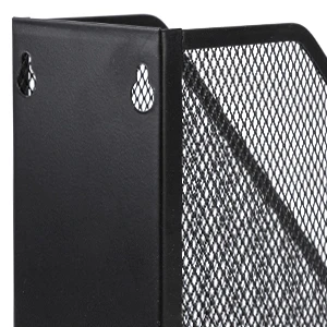 Single Vertical Compartments Office Desk Organizer Mesh Document Magazine File Holder