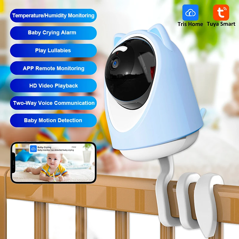 New Product Smart Pet Monitor with Camera Two-Way Audio Wireless Security Intelligent WiFi APP Pet Monitor with HD night vision