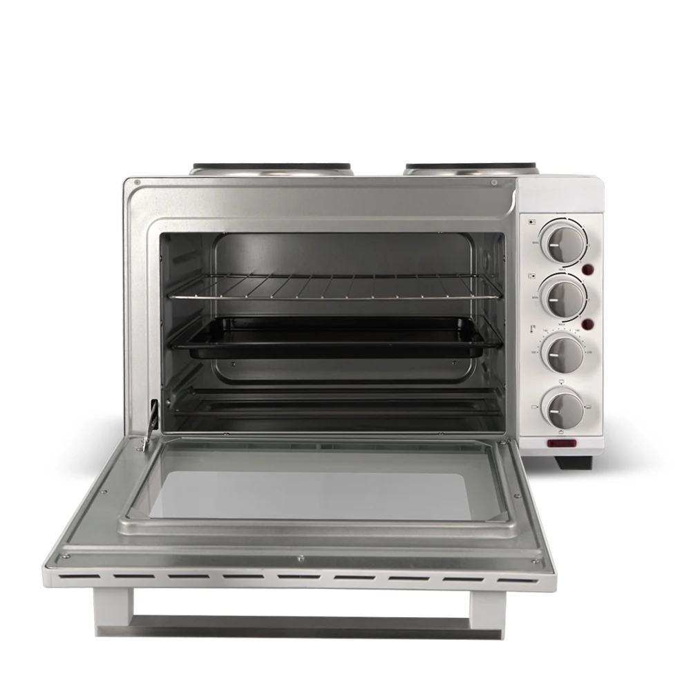 38 Liter Mechanical Temp Setting 100-230 60Min Timer Convection Pizza Adjustable Thermostat Control Toaster Oven
