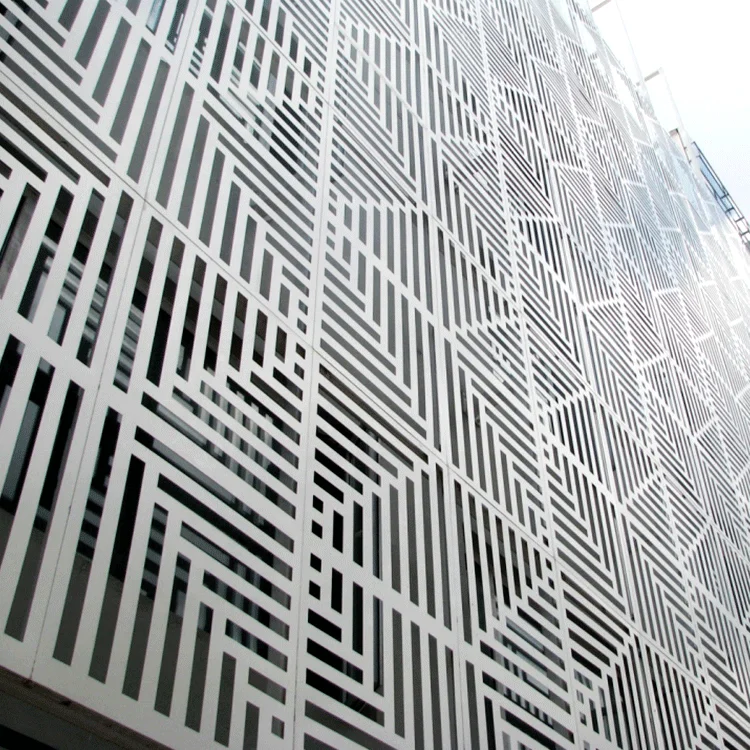 Laser Cut Aluminium Facade Panel for Curtain Wall