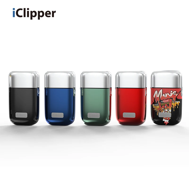  Бритва iClipper-TX1-1 с двойной фольгой Машинка для бритья мужчин электрическая перезаряжаемая бритва