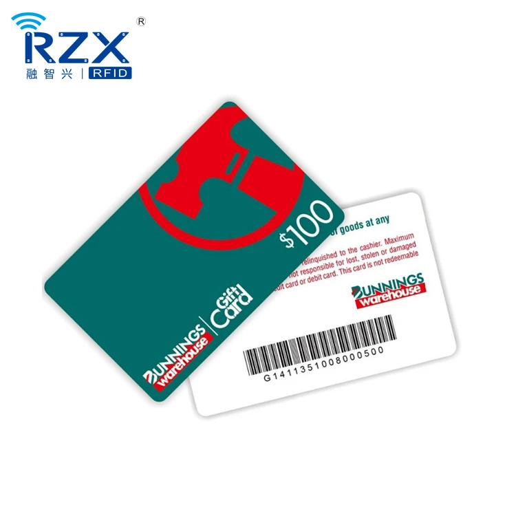 PVC gift VIP business card CR80 custom size Offset Printing logo QR code gift card