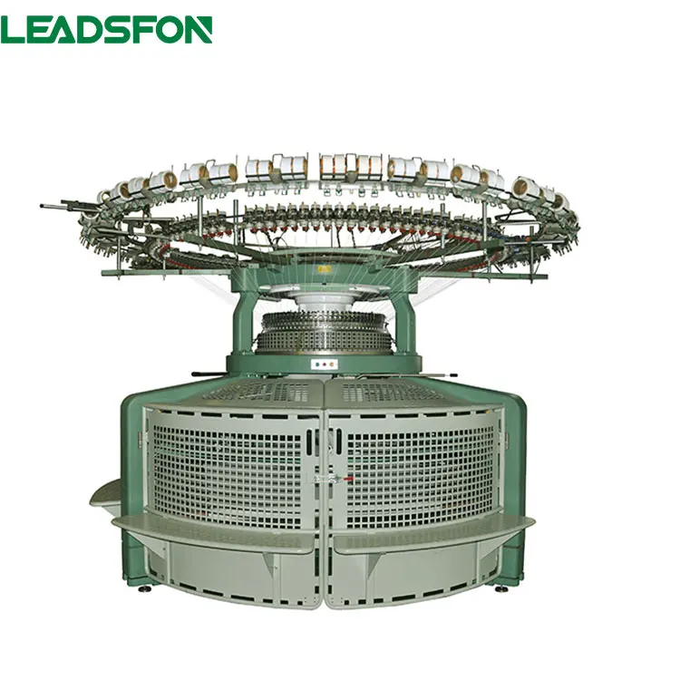 Leadsfon Productive Double Jersey Chinese Sort of Old to New Knitting Machines