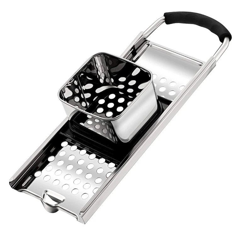 Нержавеющая сталь Spaetzle Maker с резиновой и пластиковой ручкой