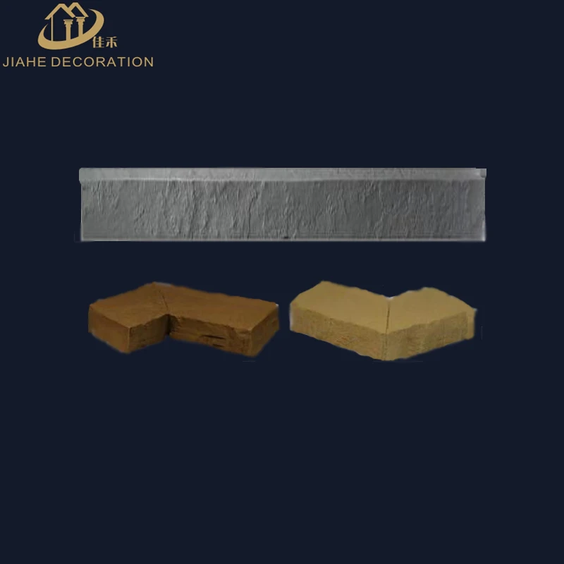 
exterior/outdoor anti-crack fireproof PU faux stone inner & outer wall corner for wall decor idea 