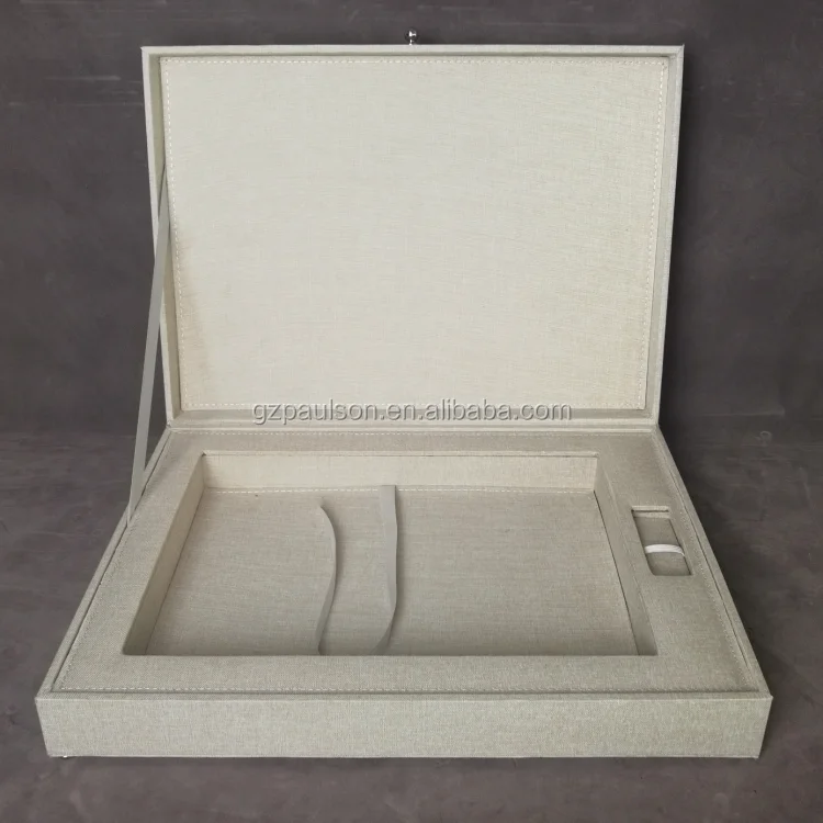 
A4 photo album cover+Usb hole+box 