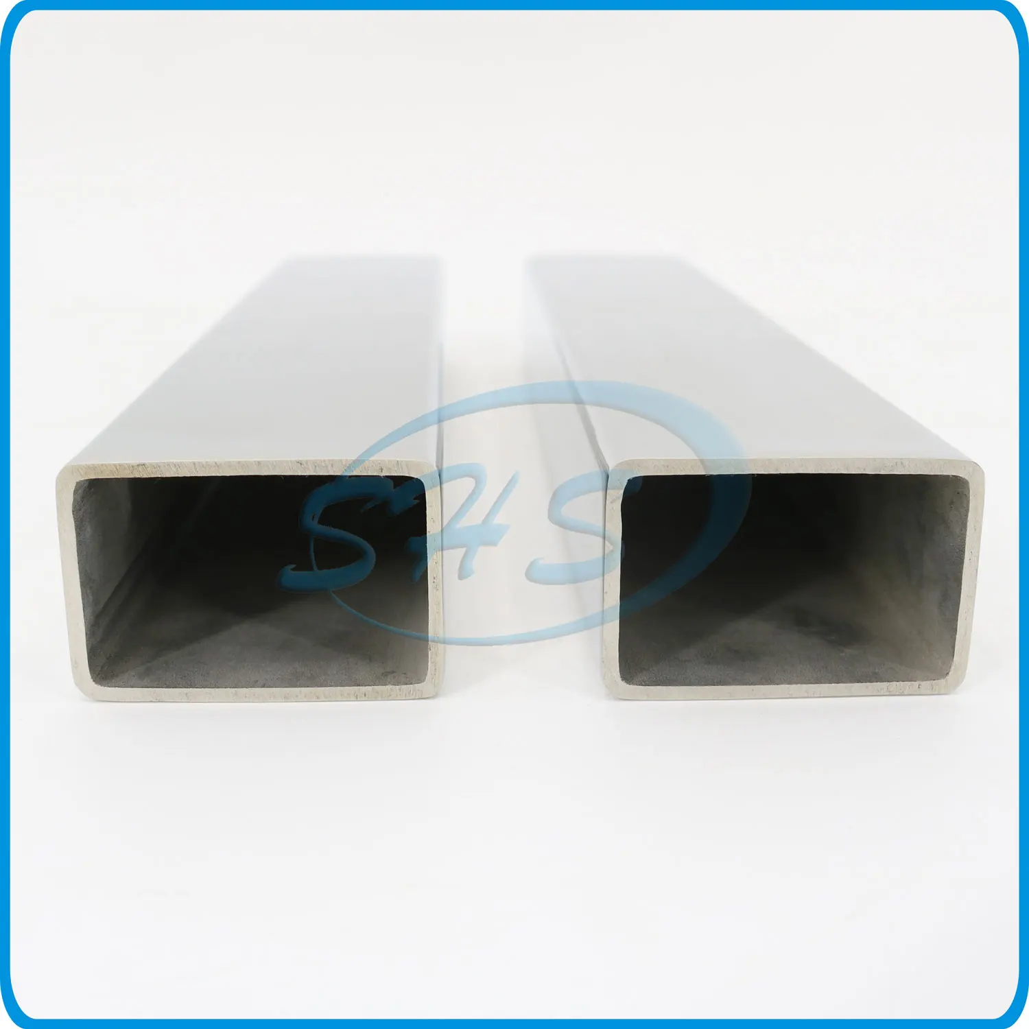 Customize JIS 201 304L 304 316L Stainless Steel Rectangular Tubes Pipes with Mirror Surface for Construction Bridge Building