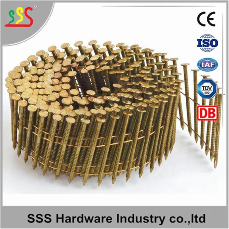High Quality  Coil Nail Stainless Steel Coil Nail Shank Diameter 2.0-5.0mm