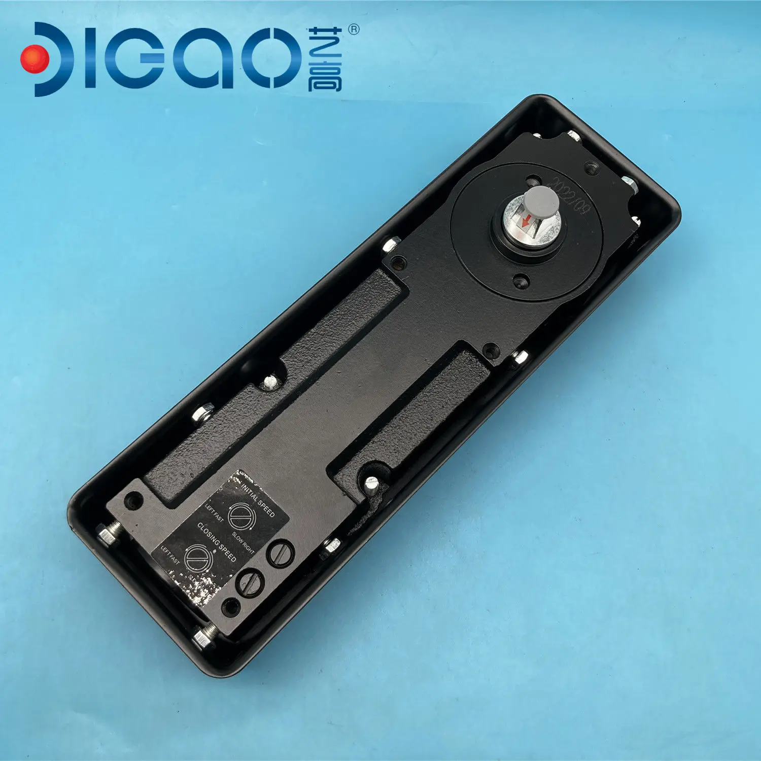 hydraulic floor hinge double speed adjustable 120kg floor hinge