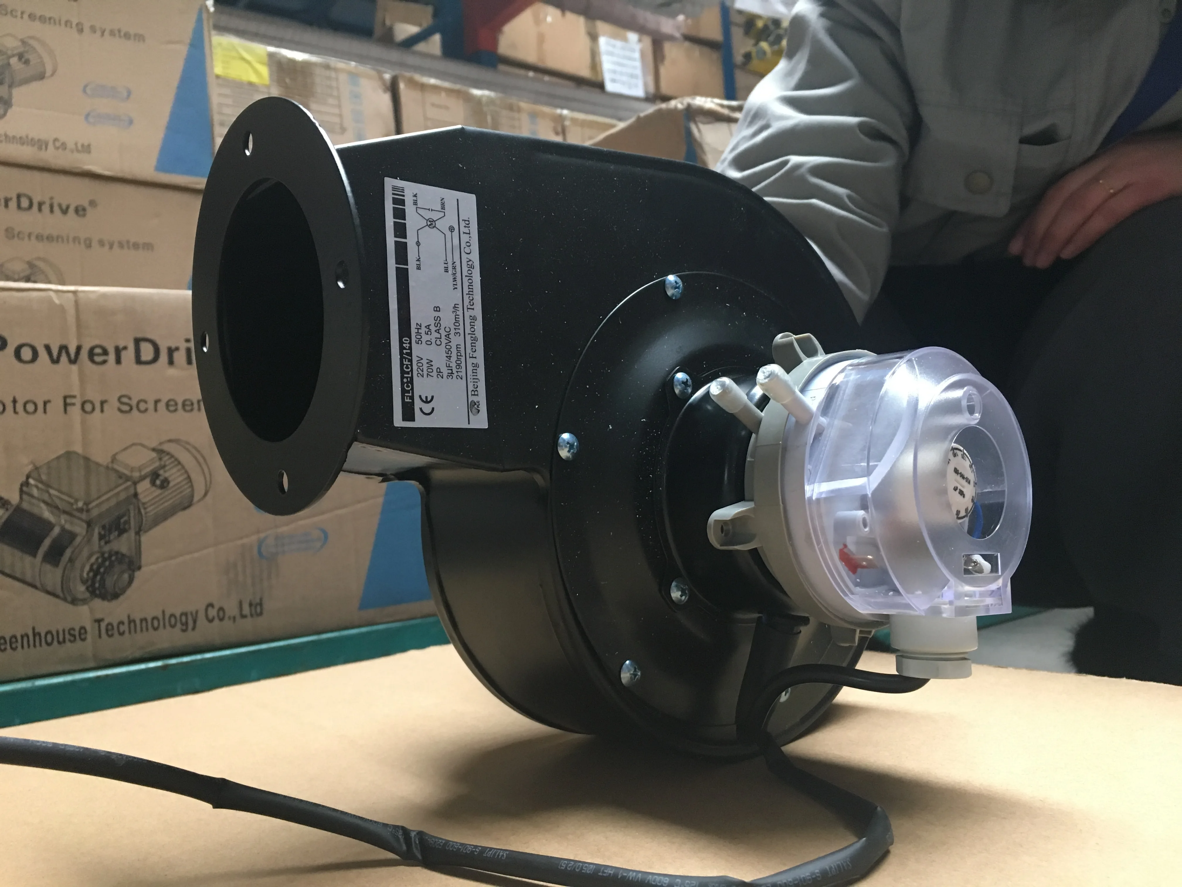 Greenhouse Inflation Blower Inflatable Fan Blower For Double Layer Film Greenhouse